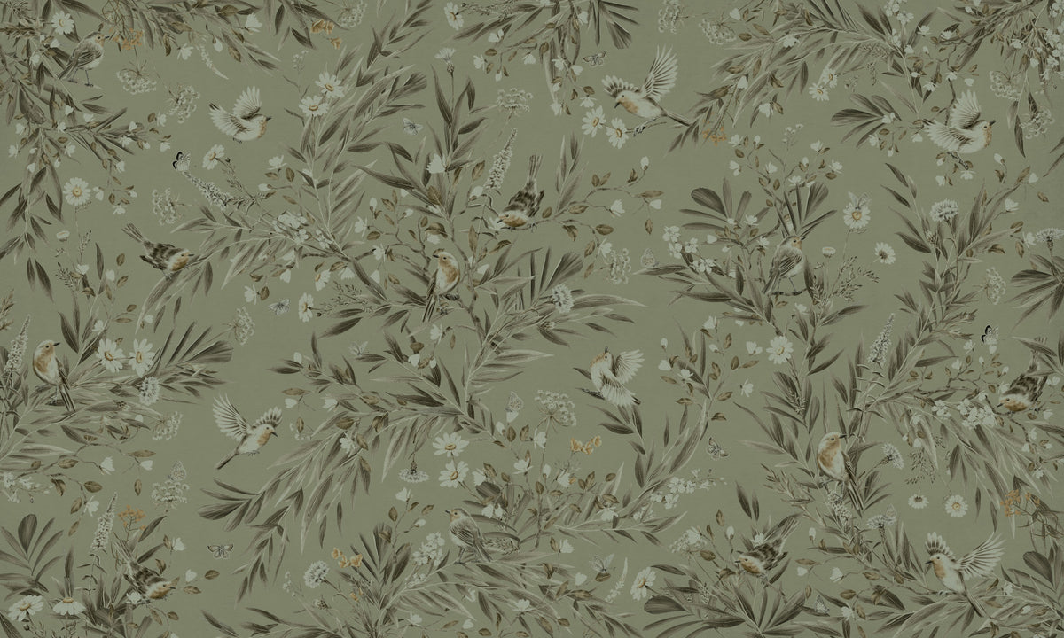 Botanica Avairy :  Nature Inspired Wall Mural