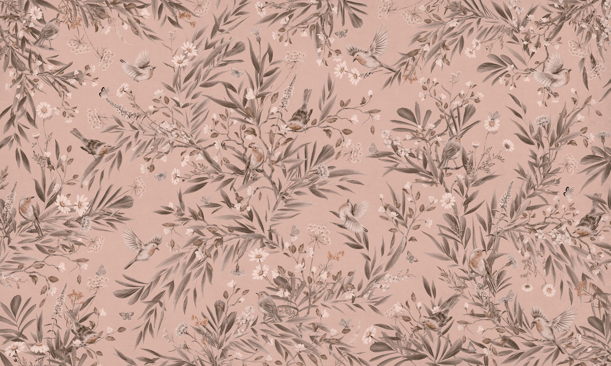 Birds & Botanicals Wall Mural