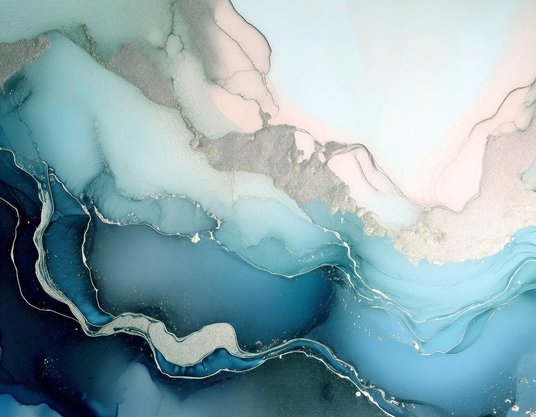 Mystic Mineral Layers Wall Mural