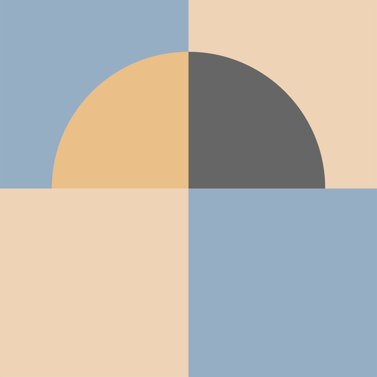 Abstract Sun and Sky Wallpaper⁠ in your room — zoomed