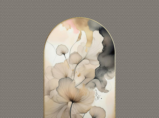 Elegant Gingko Archway Wall Mural