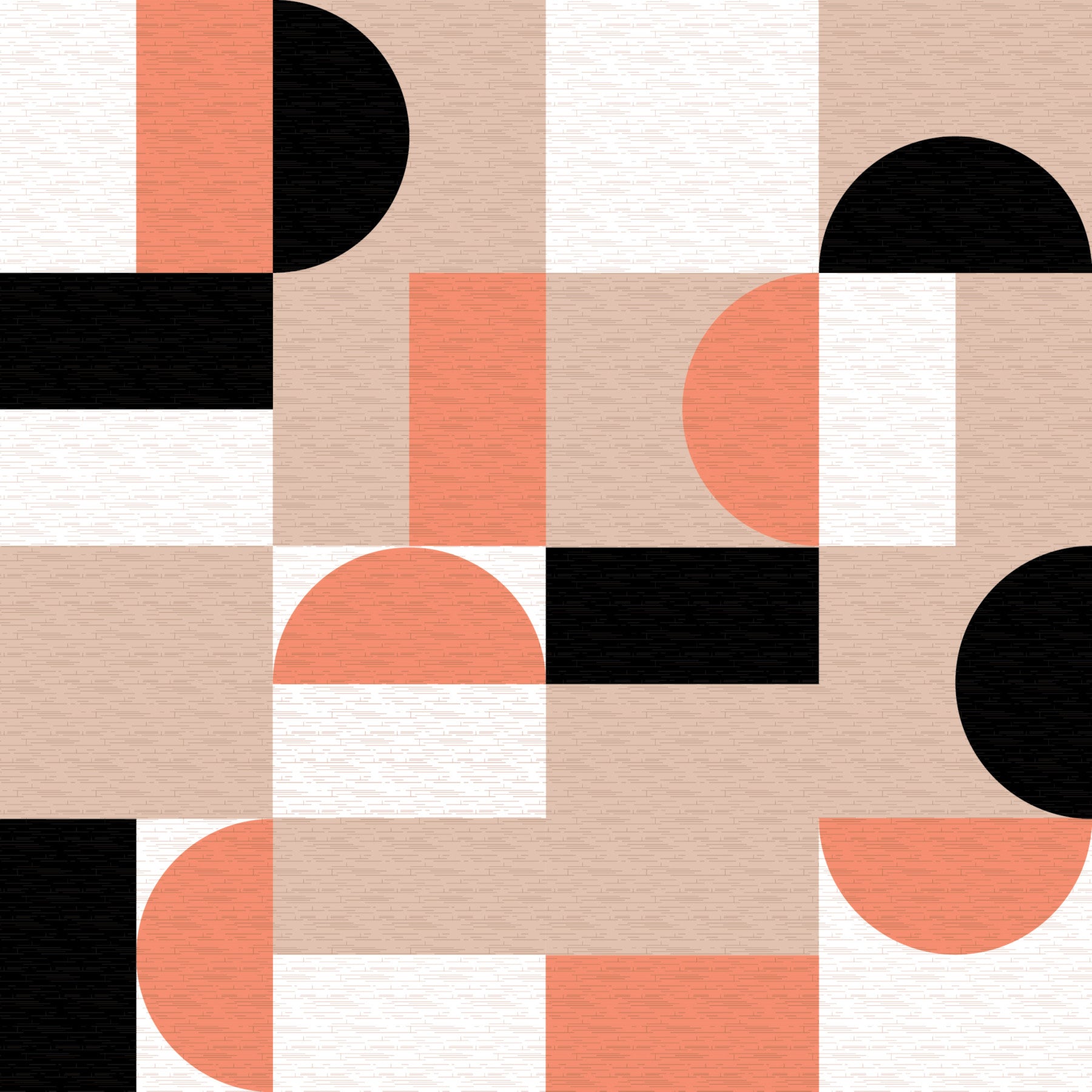 Blush Geometry Wallpaper⁠