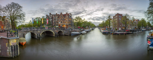 Amsterdam Canal Charm Wall Mural