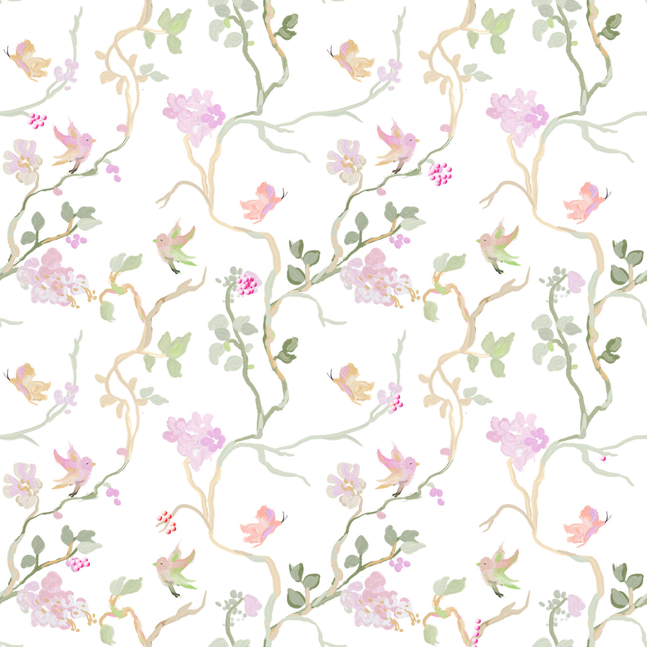 Blossom & Flight Wallpaper⁠
