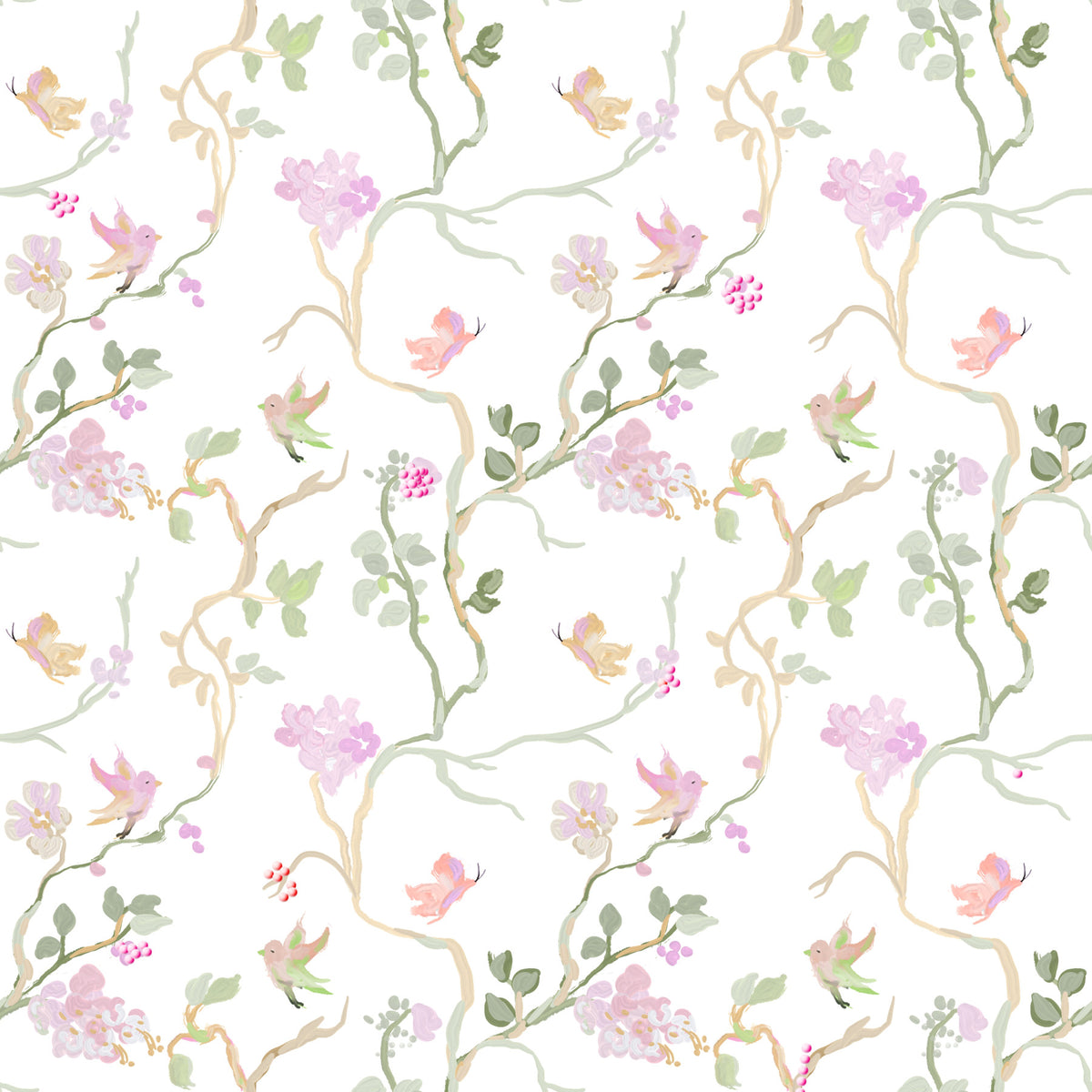 Blossom & Flight Wallpaper⁠