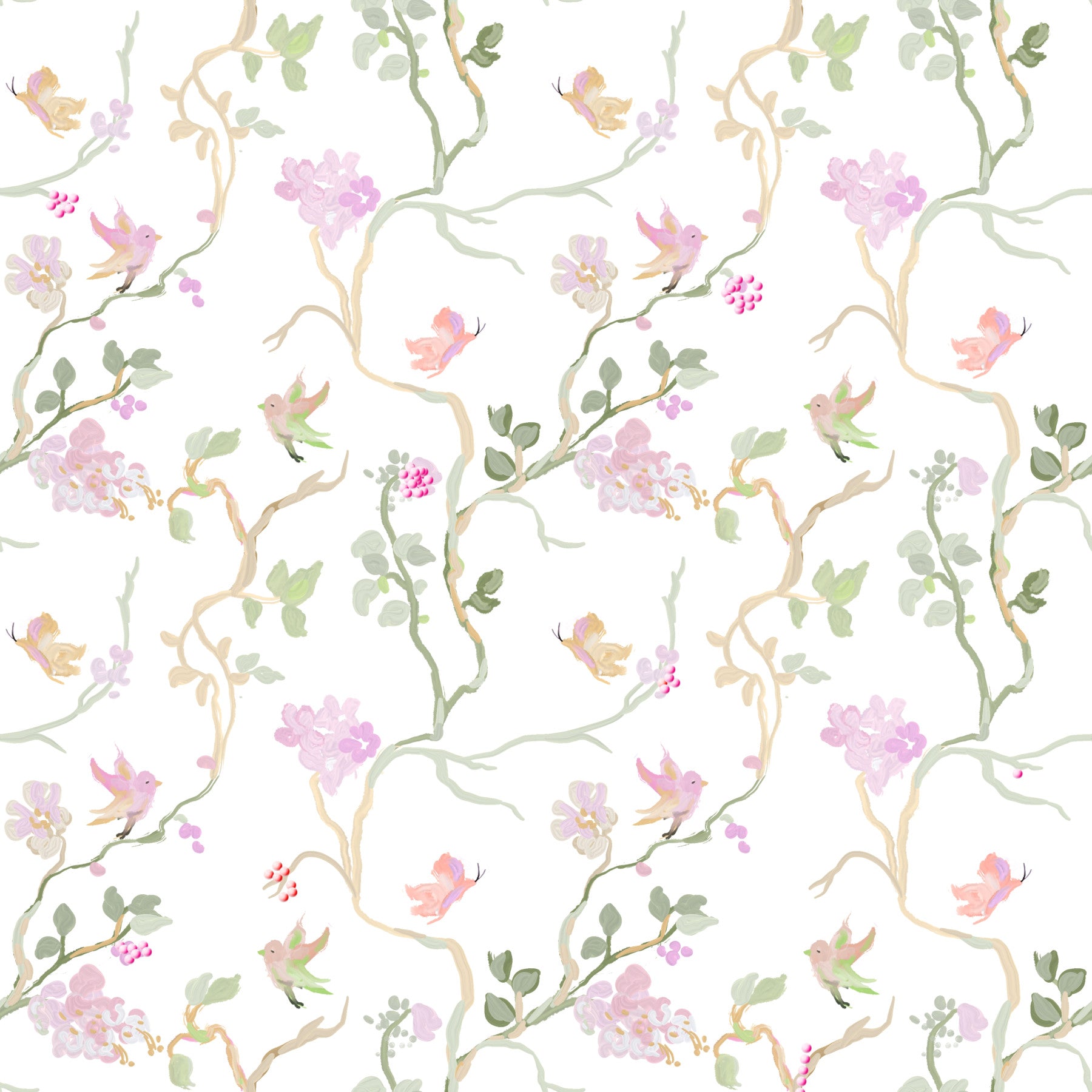 Blossom & Flight Wallpaper⁠