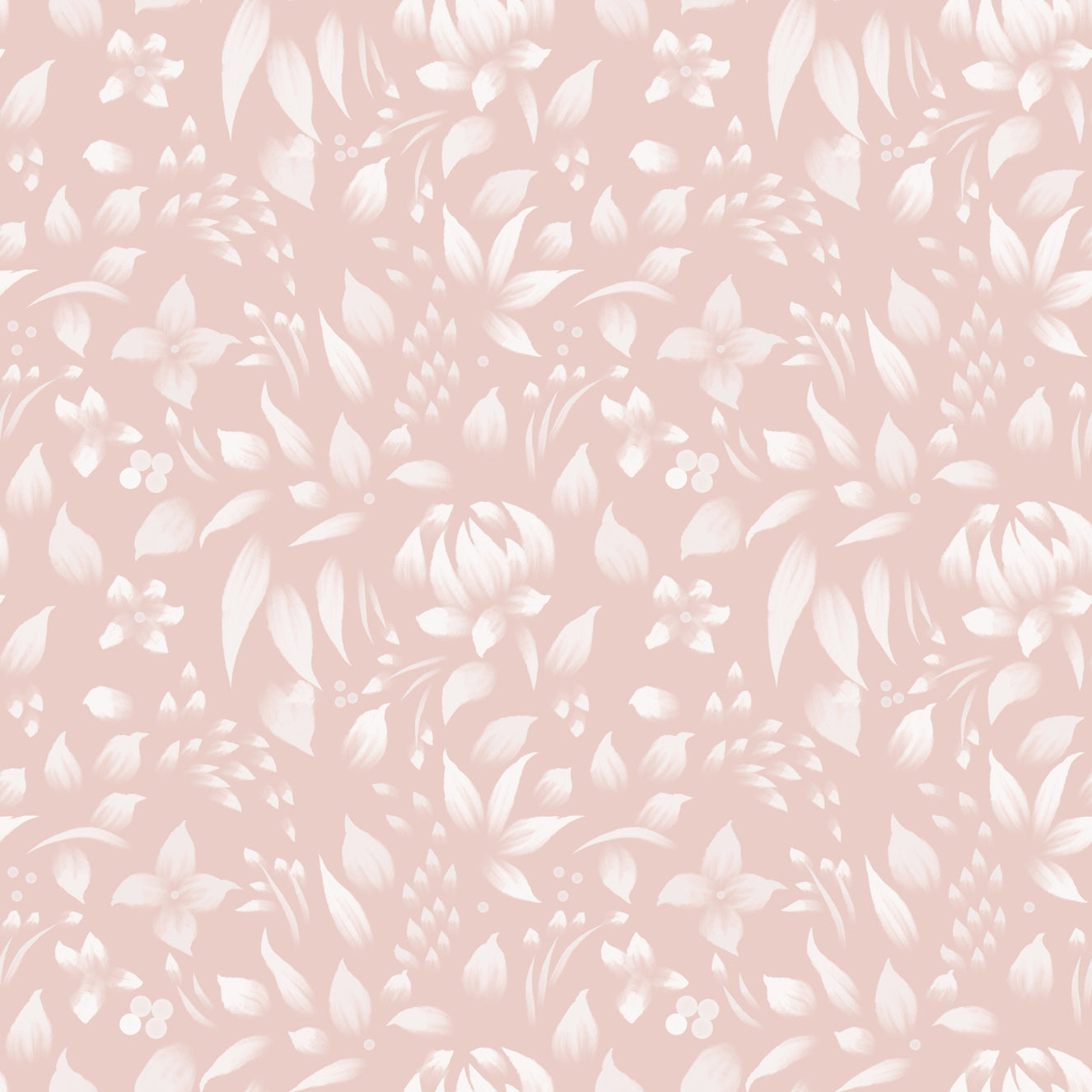 Blush blooming spring calming flowers Wallpaper⁠
