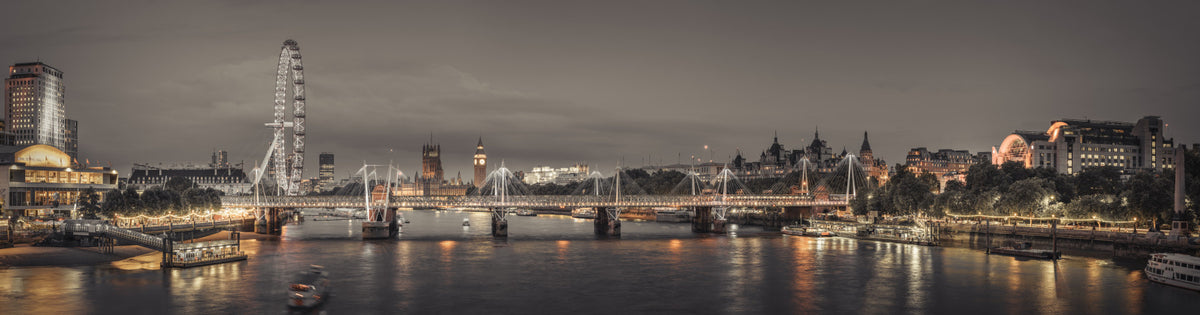 London's Nightfall Wall Mural