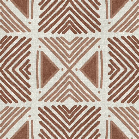Tribal Cappuccino Motif Wallpaper⁠