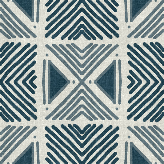 Tribal Denim Motif Wallpaper⁠