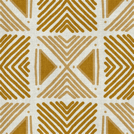 Tribal Foliage Motif Wallpaper⁠
