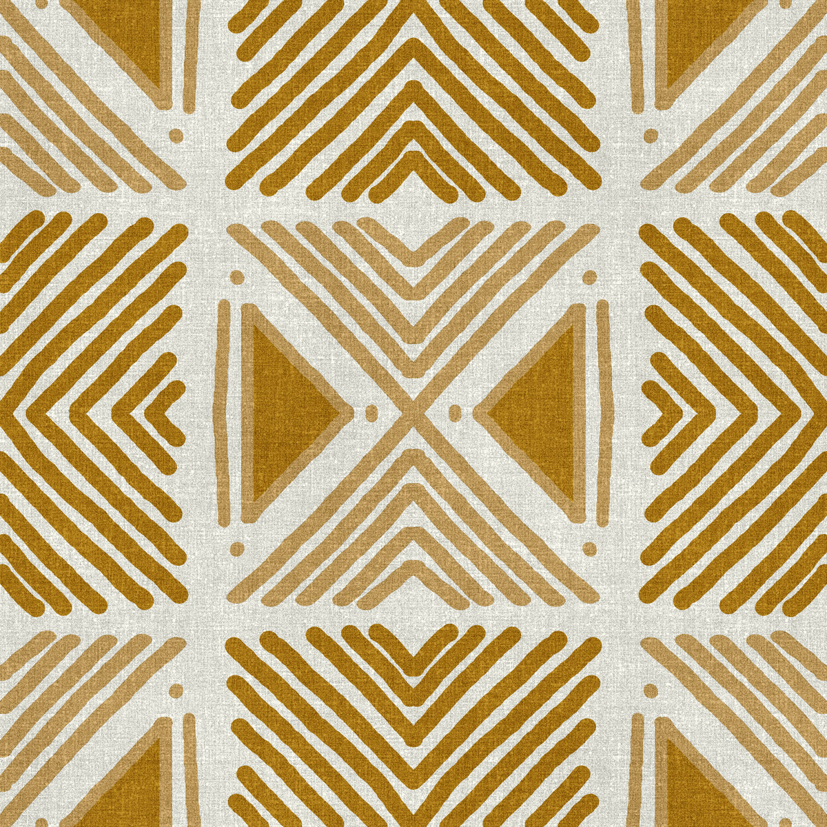 Tribal Foliage Motif Wallpaper⁠