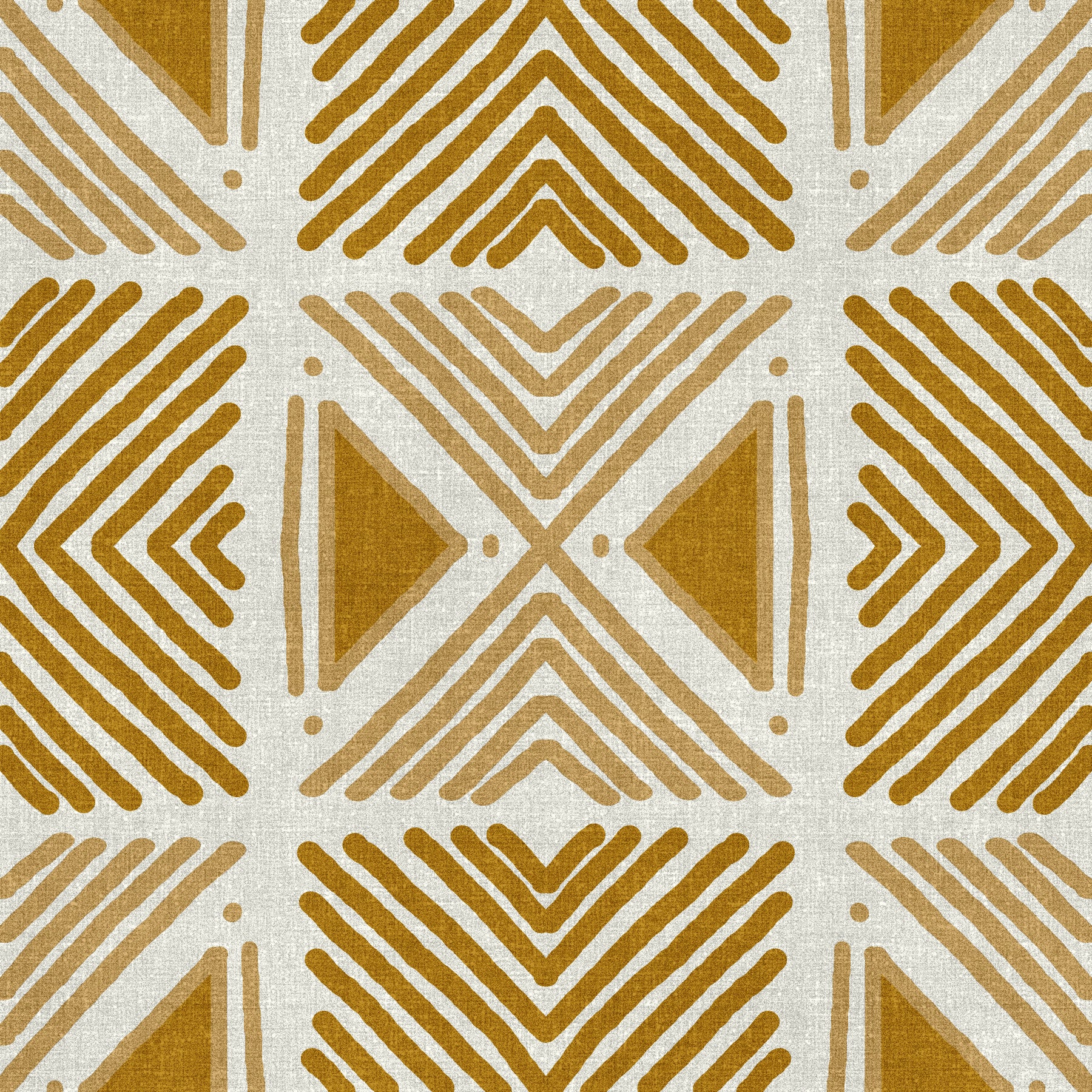 Tribal Foliage Motif Wallpaper⁠