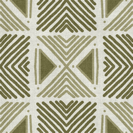 Tribal Herbs Motif Wallpaper⁠