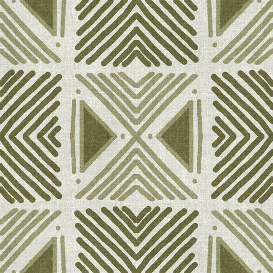 Tribal Herbs Motif Wallpaper⁠