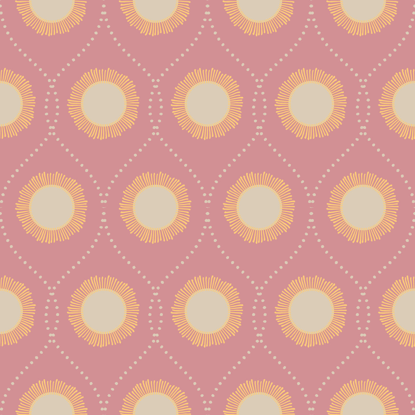 Blush Sunburst Wallpaper⁠