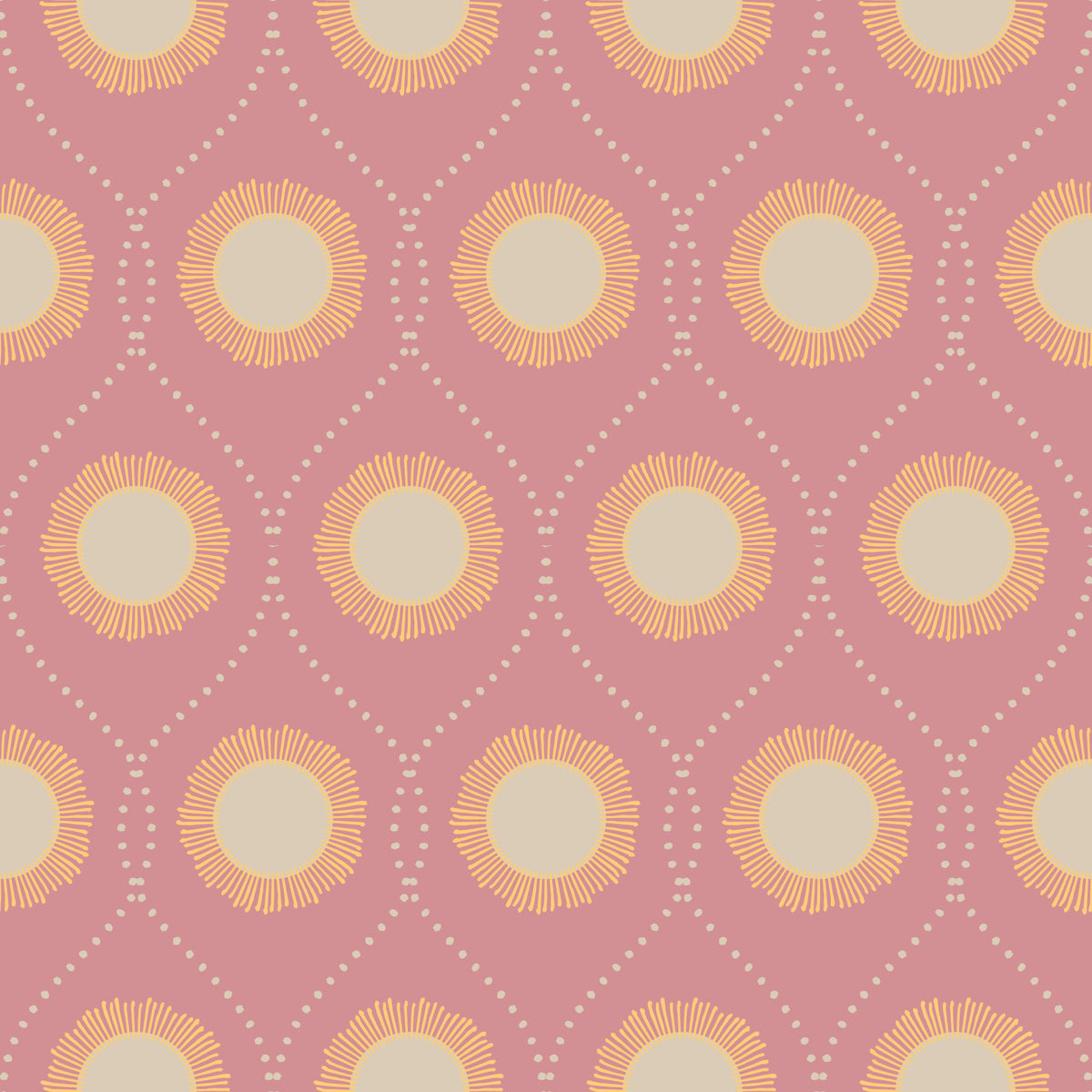 Blush Sunburst Wallpaper⁠