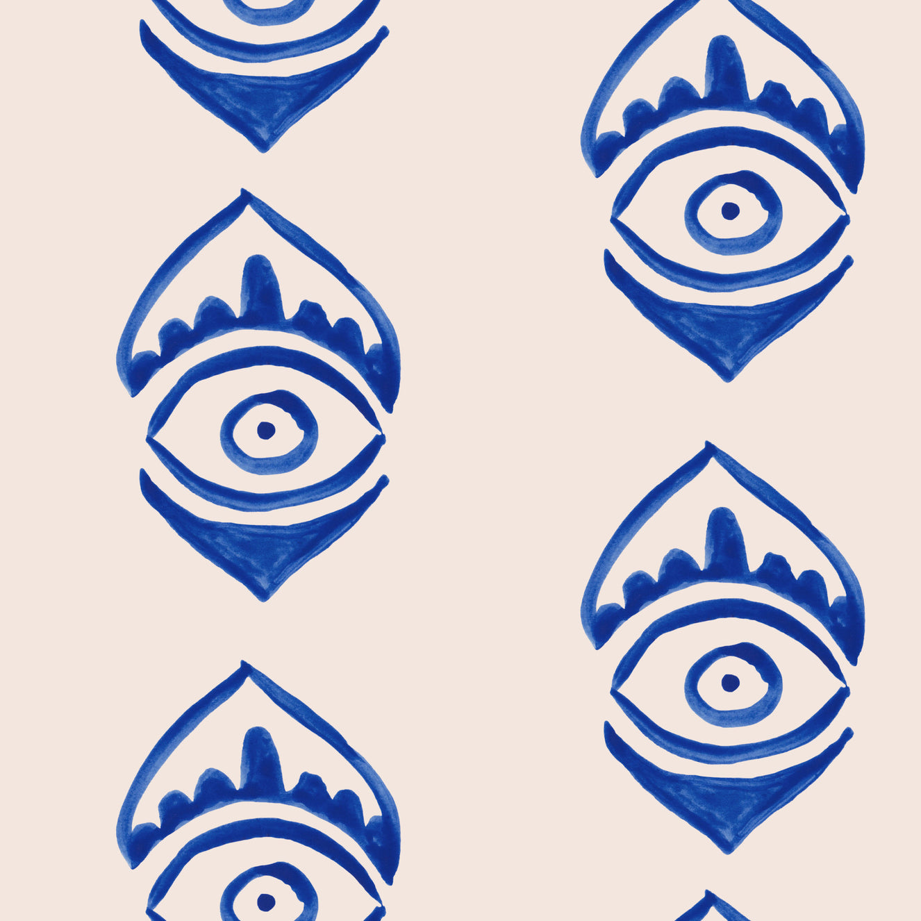 Indigo Eye Motif Wallpaper⁠ -2963149