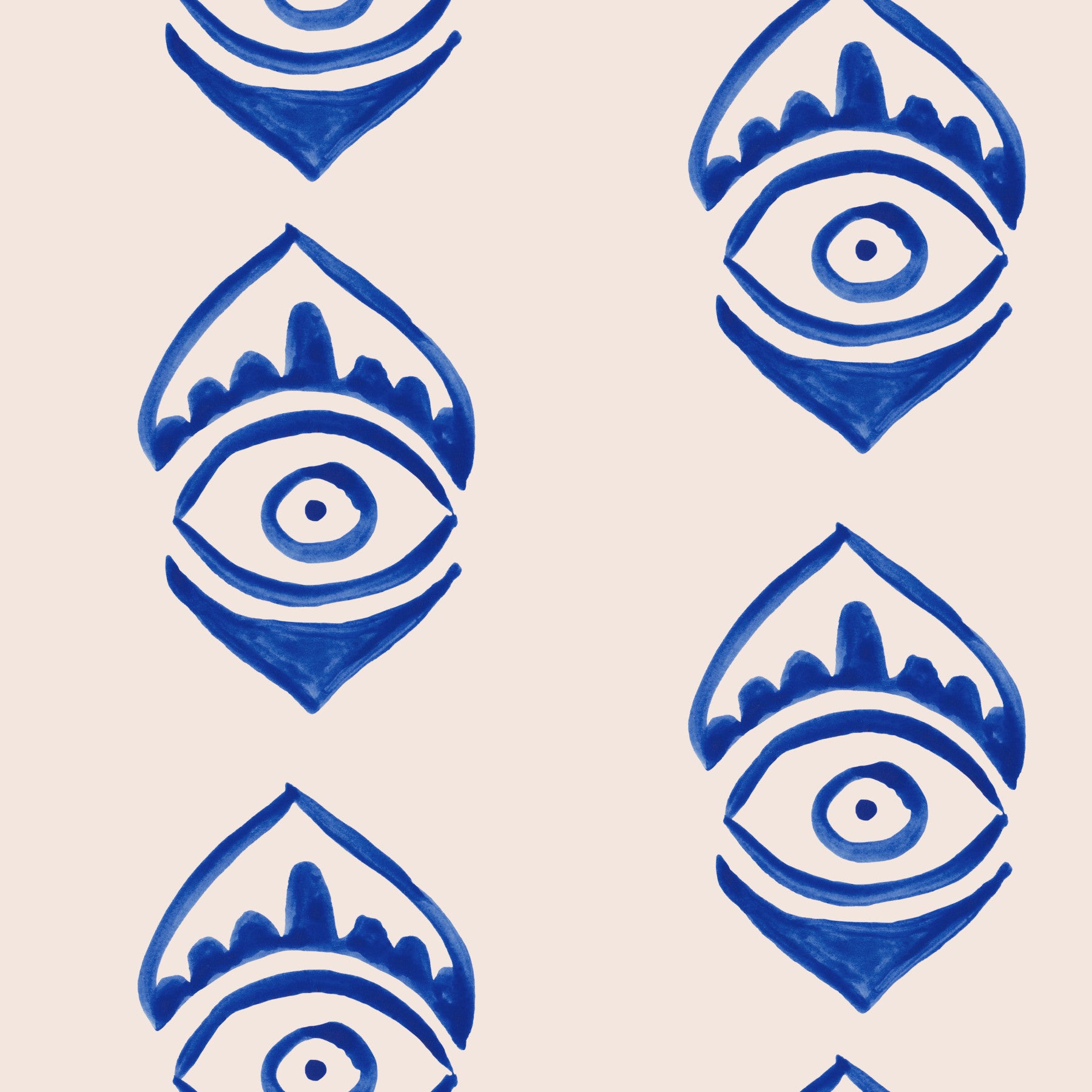 Indigo Eye Motif Wallpaper⁠ -2963149