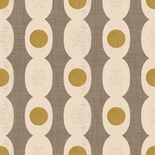 Atomic Age Beige Abstract Wallpaper⁠ -2978114