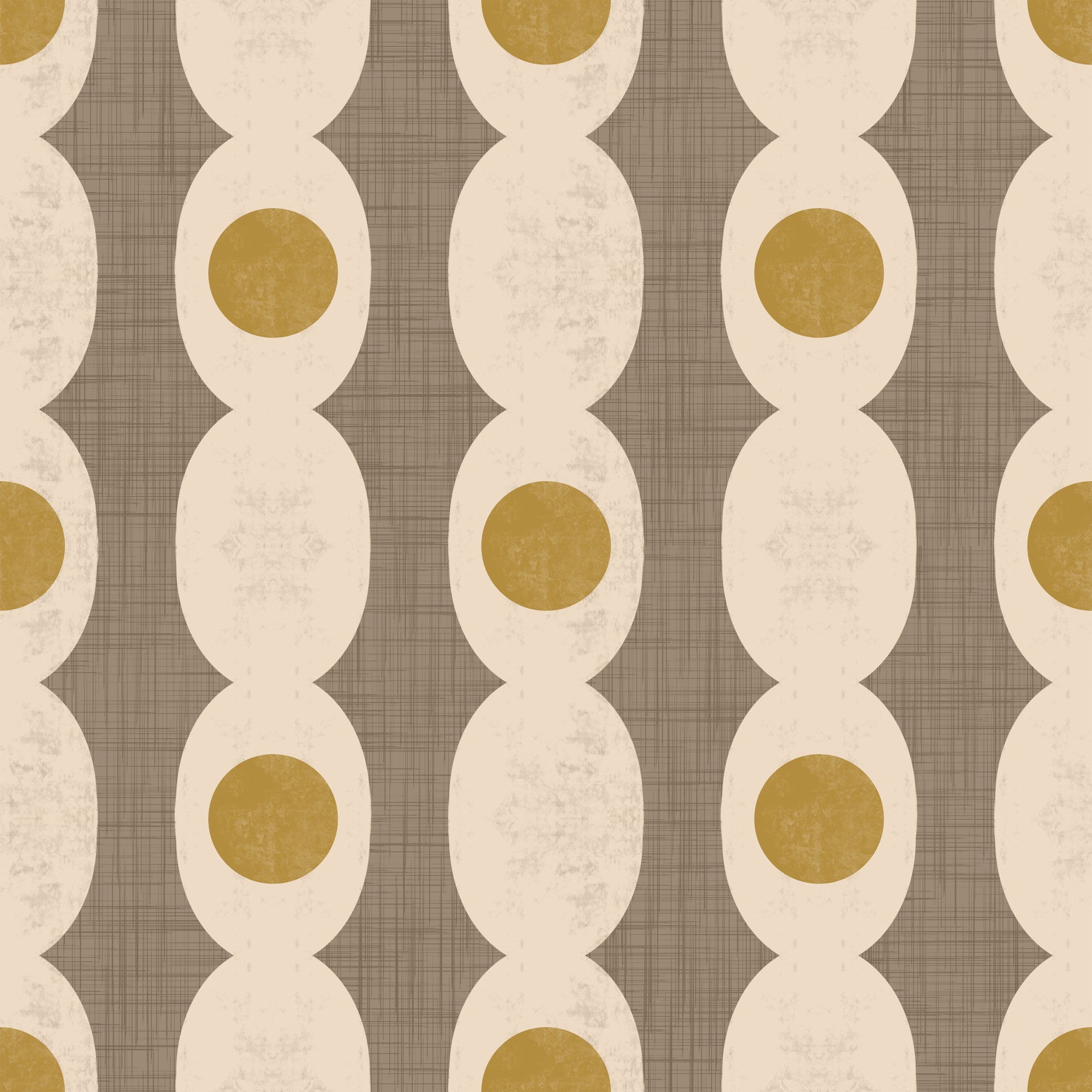 Atomic Age Beige Abstract Wallpaper⁠ -2978114