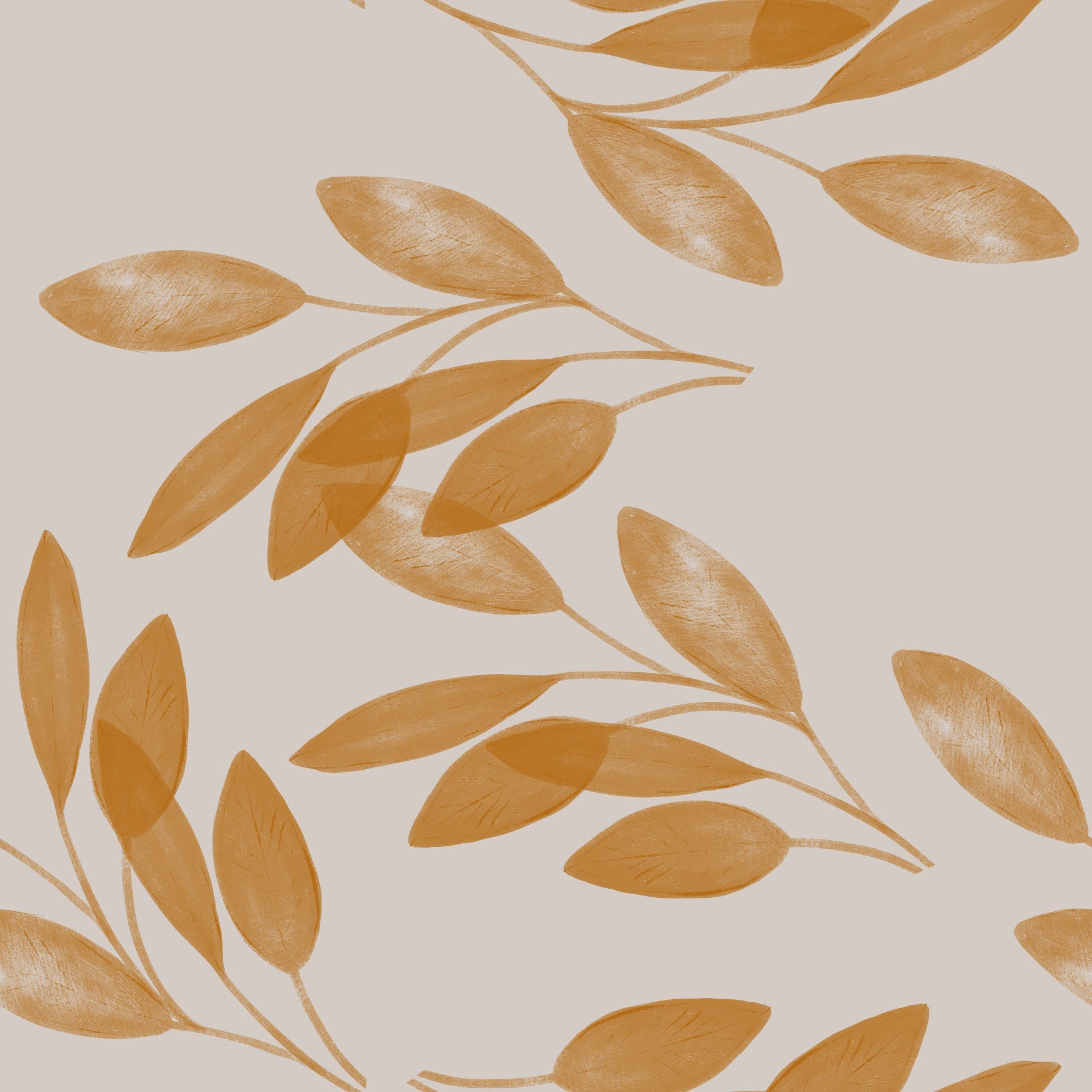 Golden Leaf Whisper Wallpaper⁠ -2983577