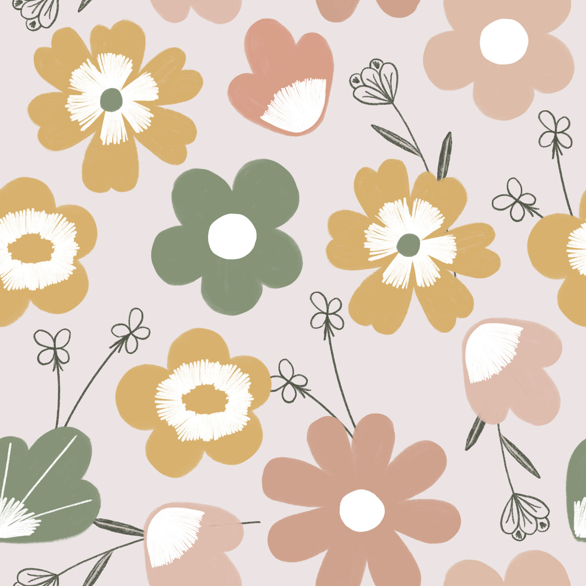 Boho Blooms Wallpaper⁠ -2983582