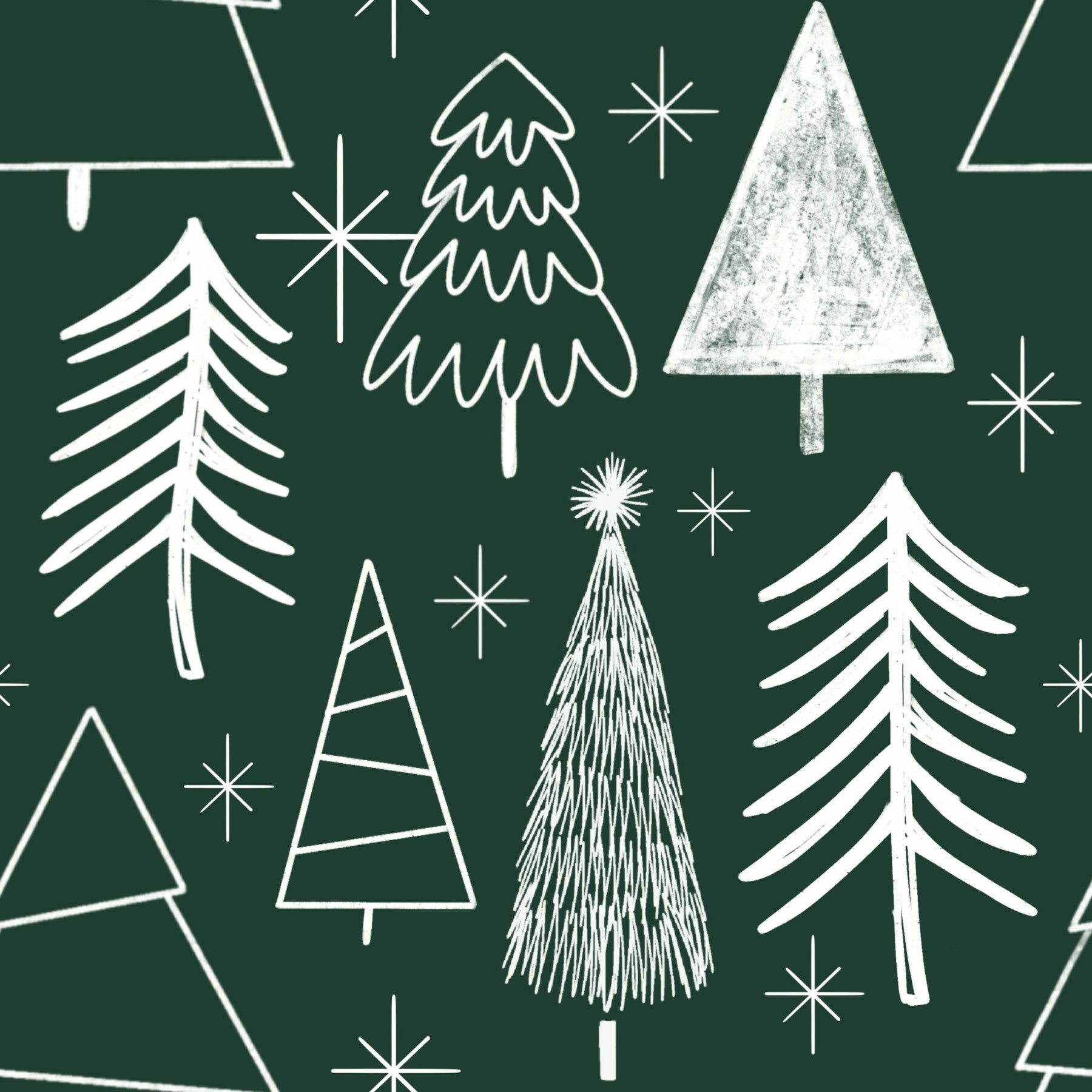 Starry Evergreen Wallpaper⁠ -2984777