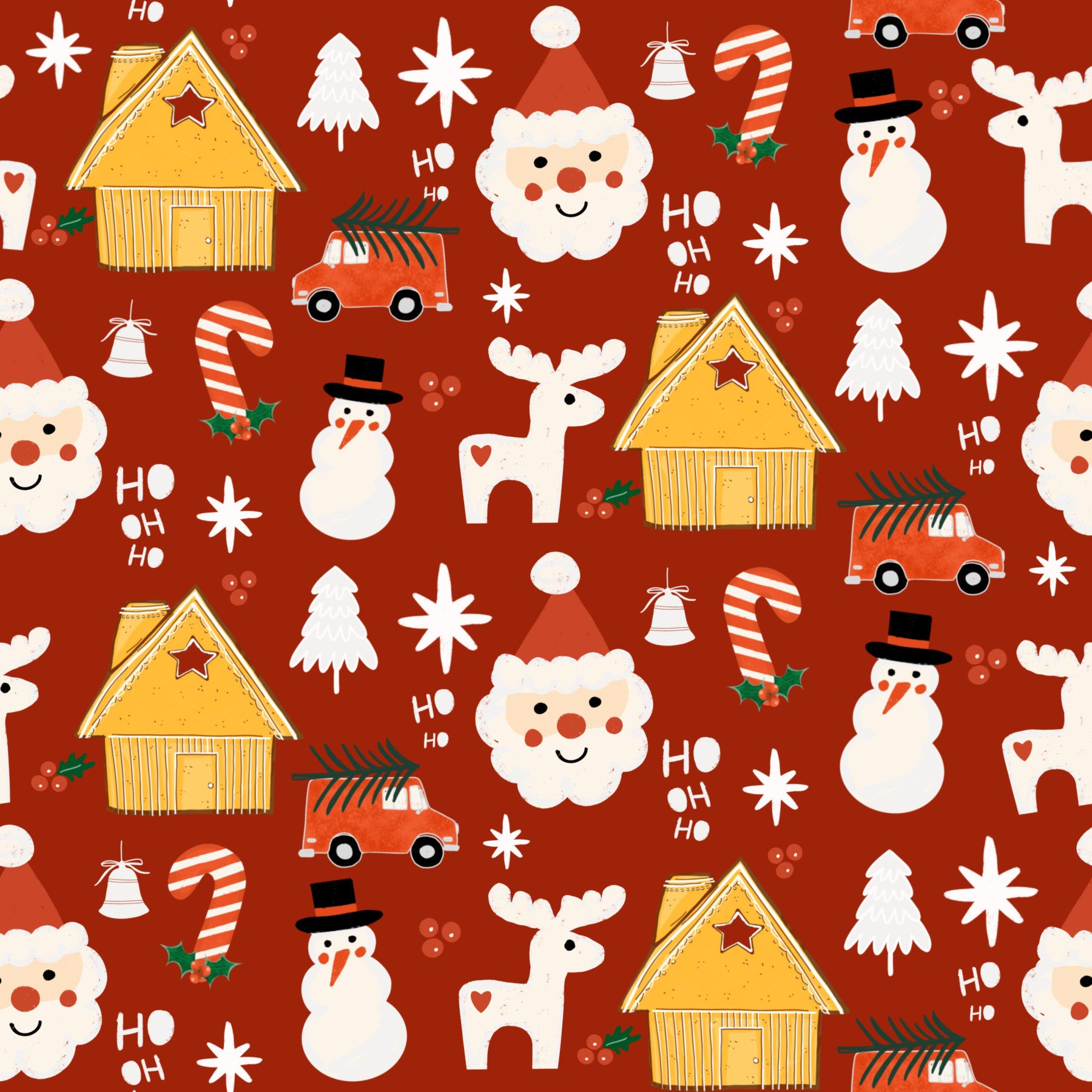 Retro Christmas Cheer Wallpaper⁠ -2984848