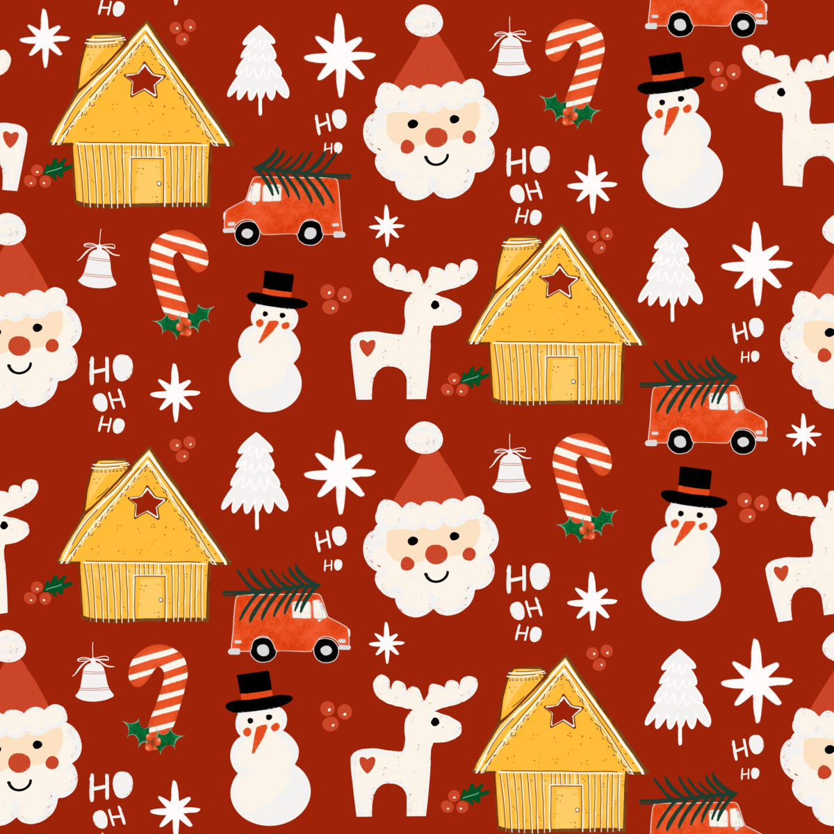 Retro Christmas Cheer Wallpaper⁠ -2984848 in your room — zoomed