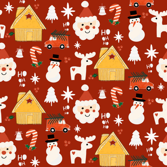 Retro Christmas Cheer Wallpaper⁠ -2984848