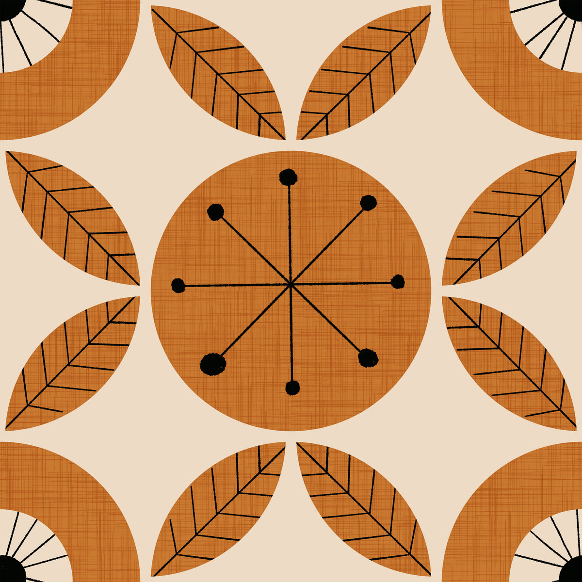 Mid-Century Charm Wallpaper⁠ -2995318 in your room — zoomed