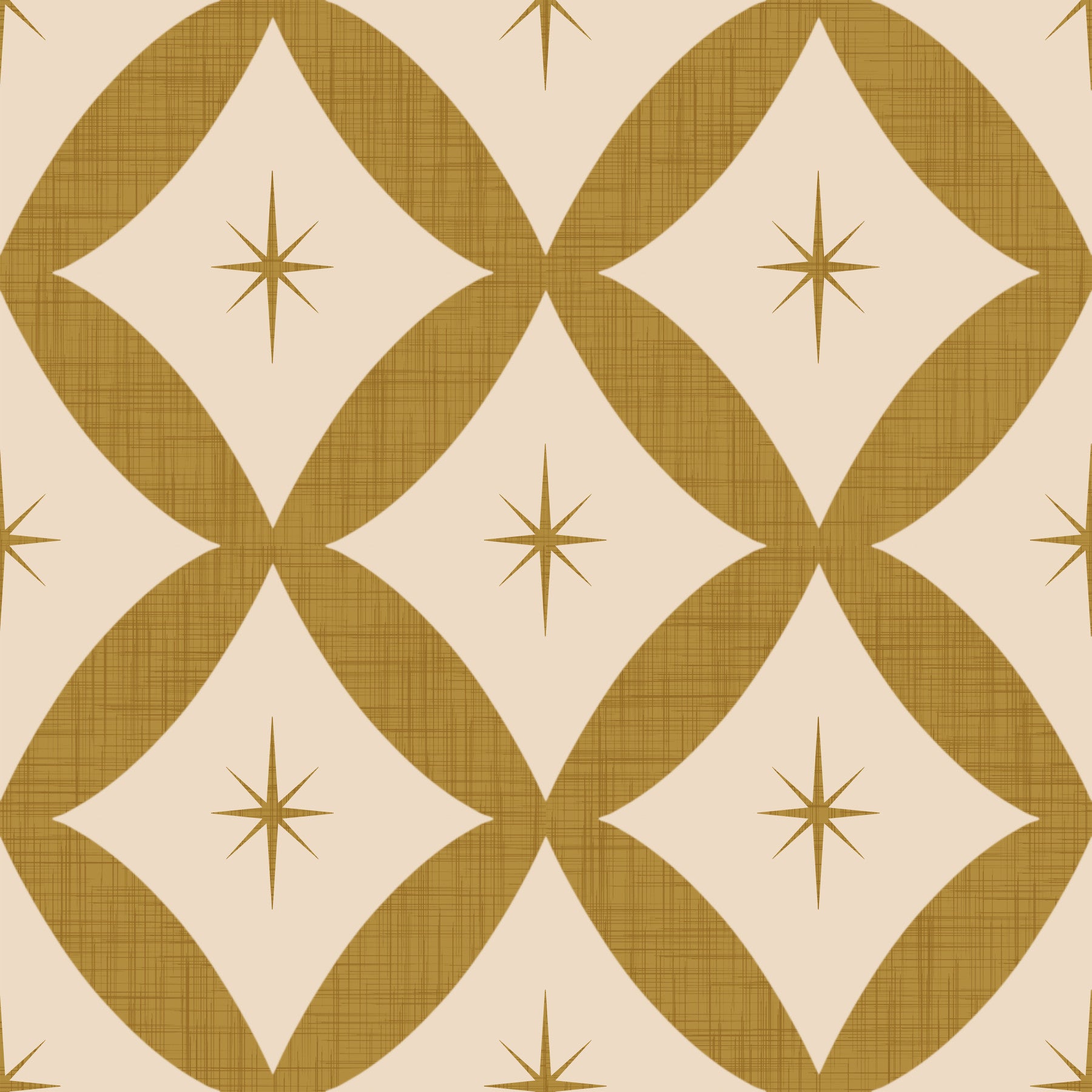 Golden Star Lattice Wallpaper⁠ -2995337