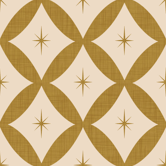 Golden Star Lattice Wallpaper⁠ -2995337