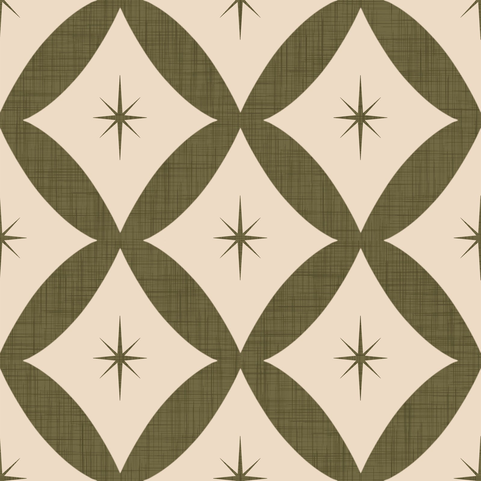 Vintage Geometric Stars Wallpaper⁠ -2995340