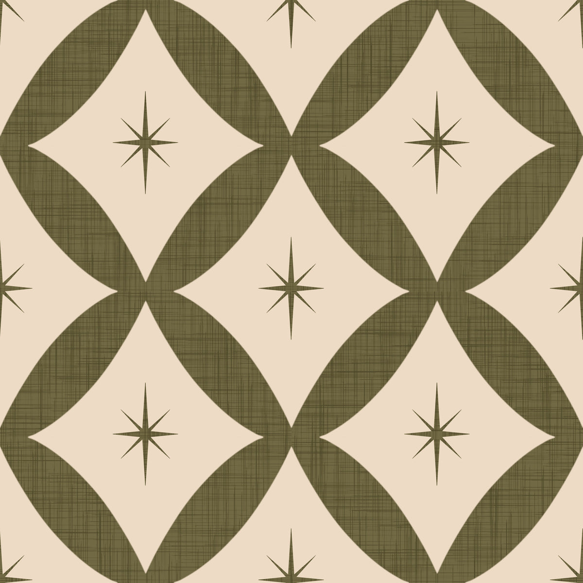 Vintage Geometric Stars Wallpaper⁠ -2995340