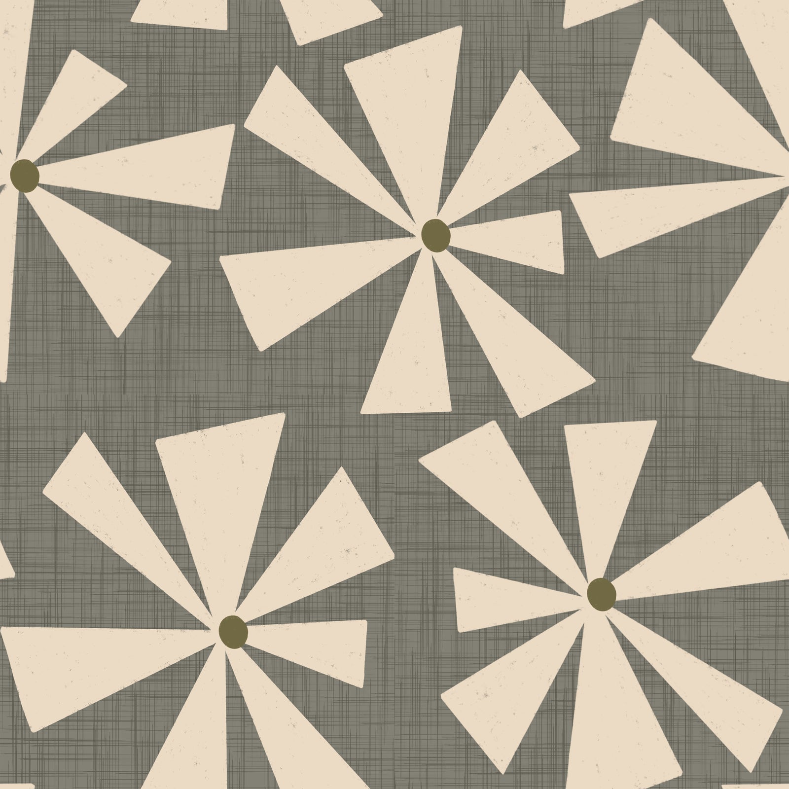 Mid-Century Bloom Wallpaper⁠ -2995382