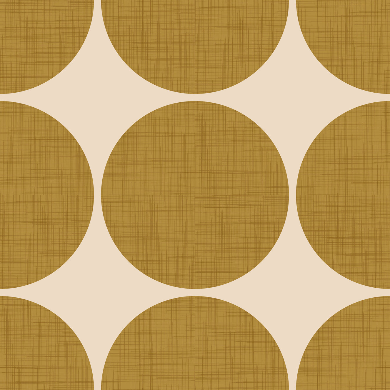 Ochre Orb Weave Wallpaper⁠ -2995405