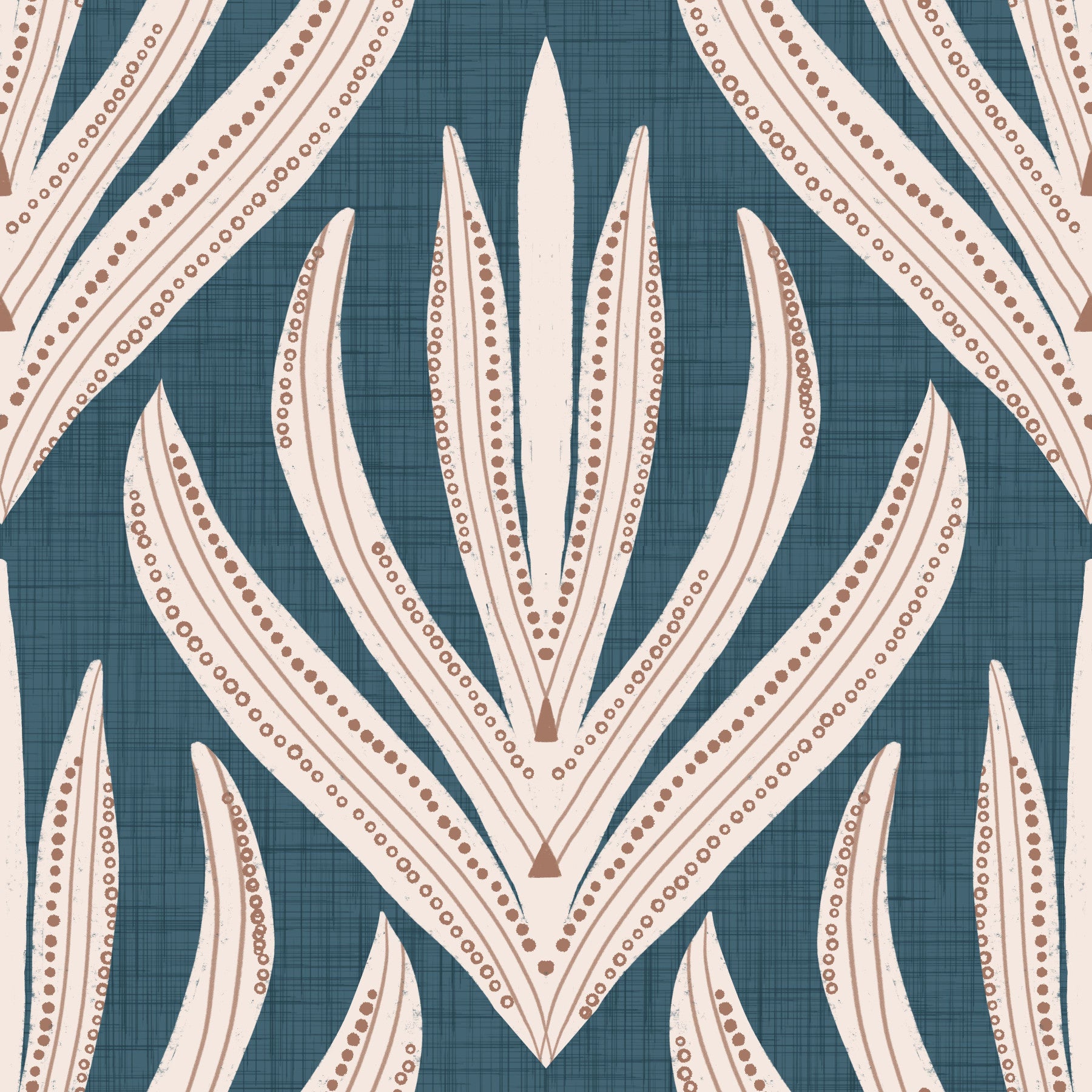 Modern Aztec Flora Wallpaper⁠ -3017146