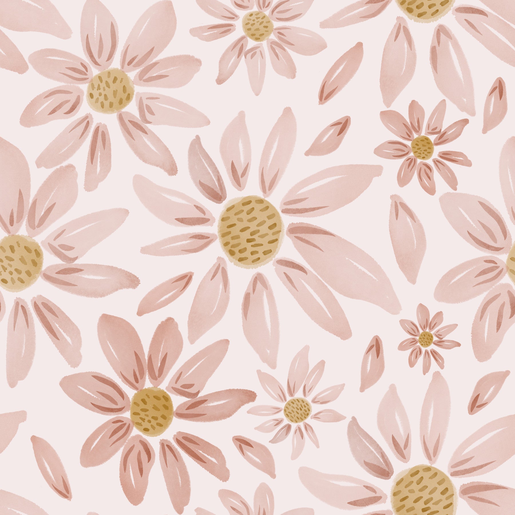 Dusty Rose Floral Dream Wallpaper⁠ -3042403 in your room — zoomed