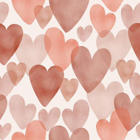 Watercolour Hearts Wallpaper⁠ -3042404