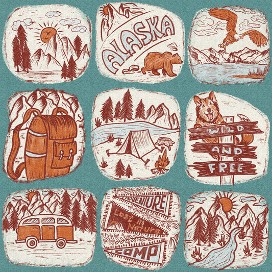Wilderness Sketchbook Wallpaper⁠ -3239387