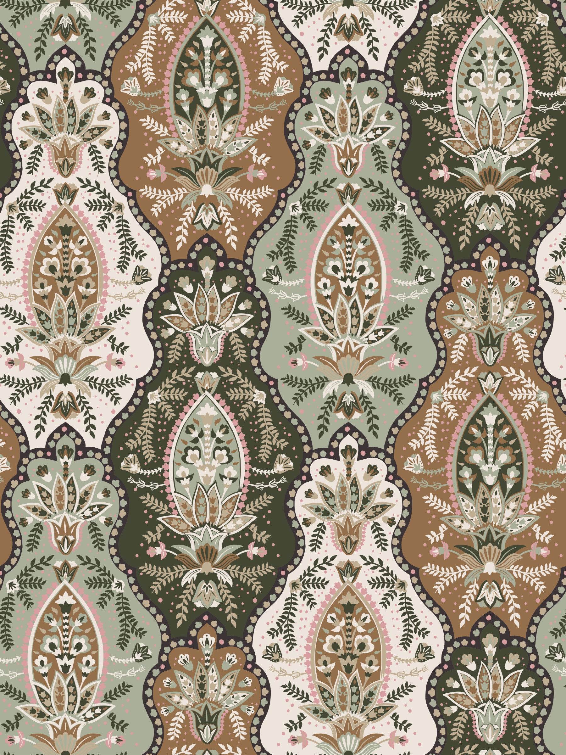 Earthy Florals Wallpaper⁠ -3280674