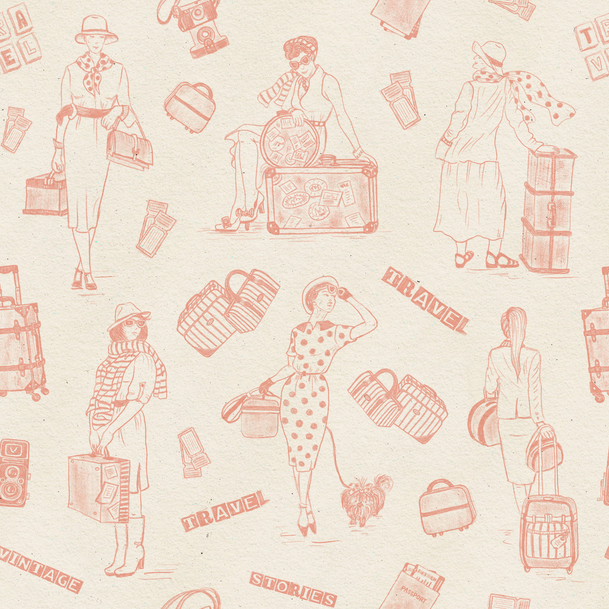 Vintage Voyage Wallpaper⁠ -3239399