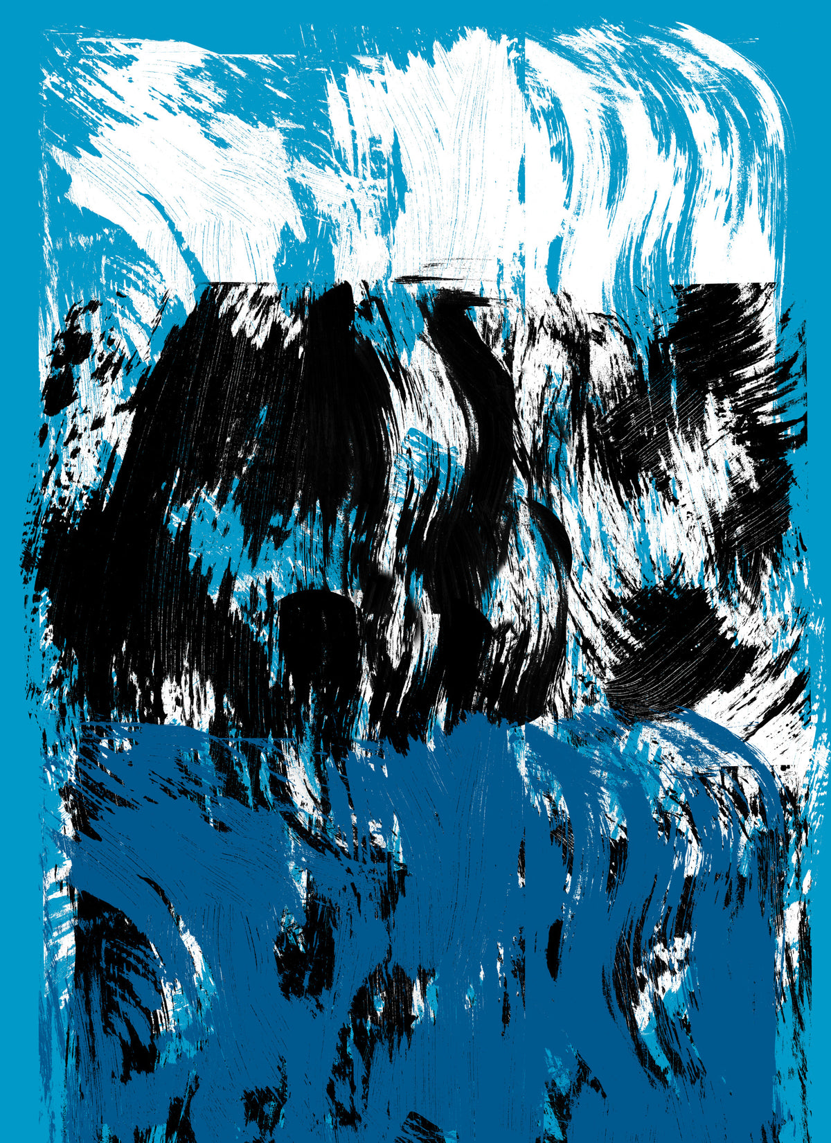 High Tide Wall Mural in your room — zoomed