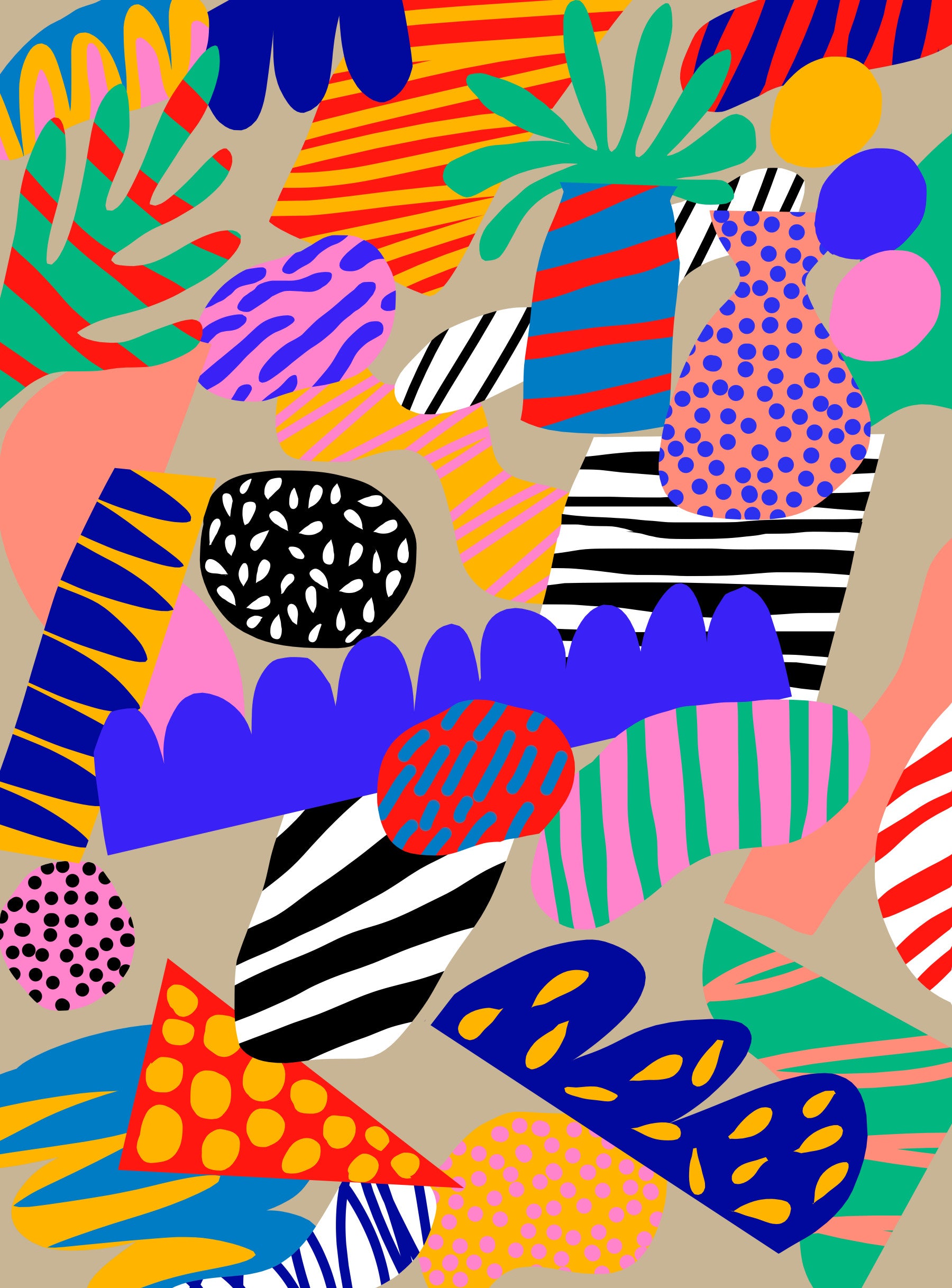 Jungle Jive Wall Mural