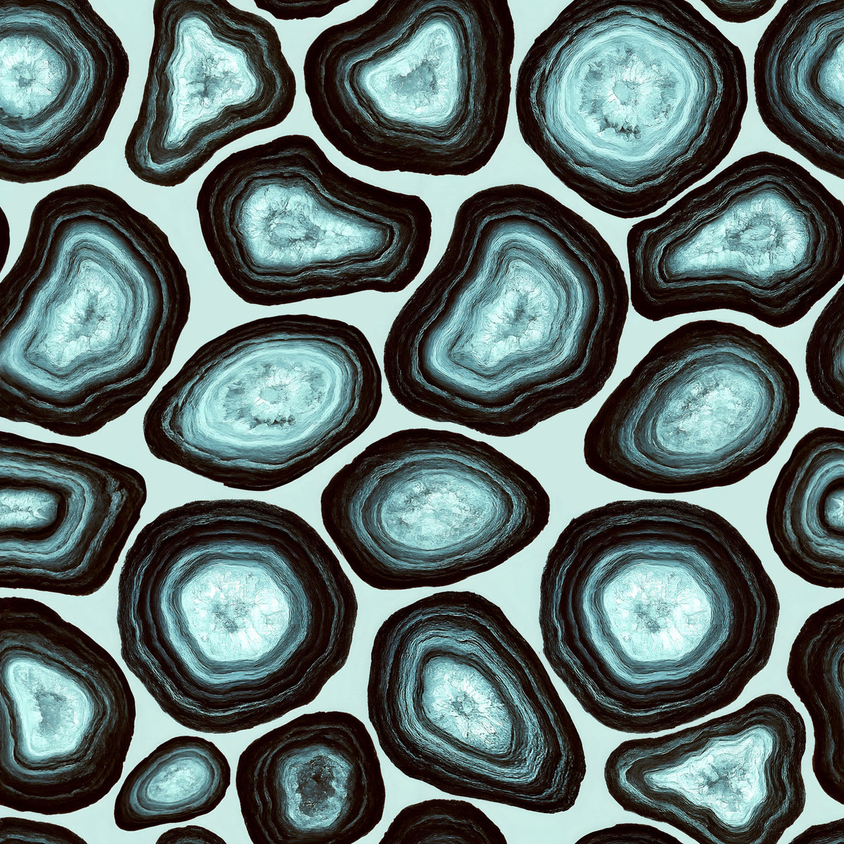 Turquoise Agate Flow Wallpaper⁠