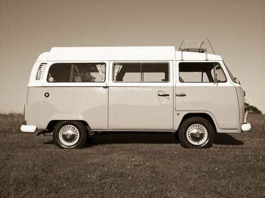 Vintage Camper Van Wall Mural