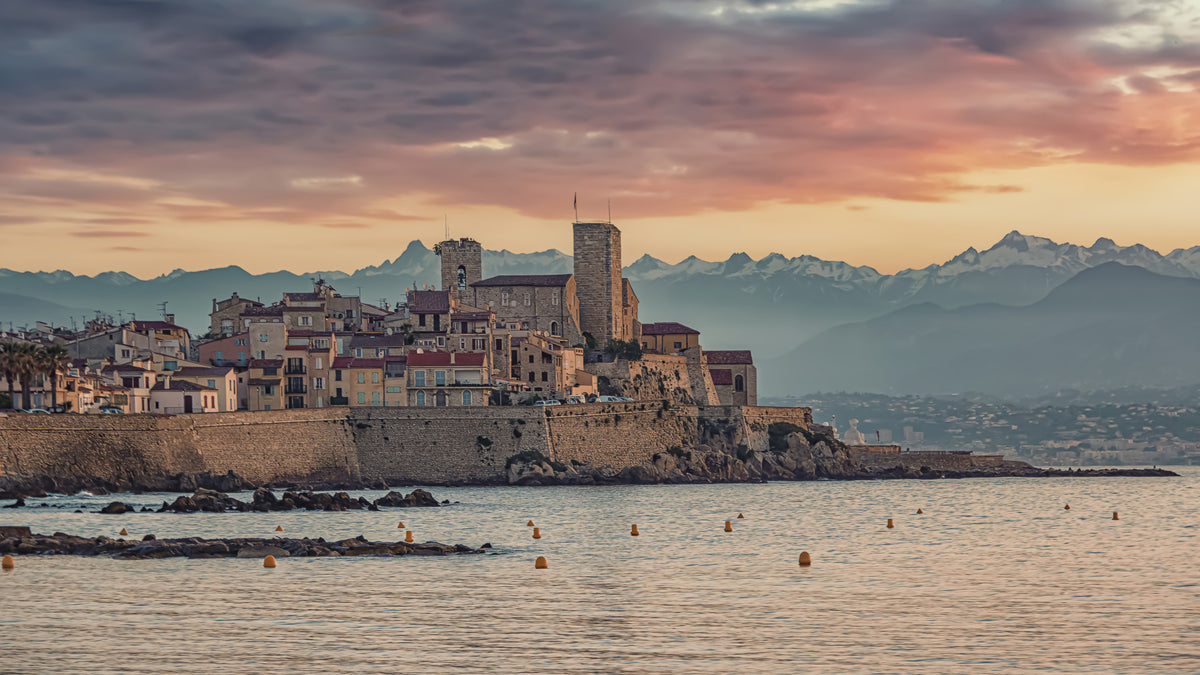 Dusk at Antibes Wall Mural