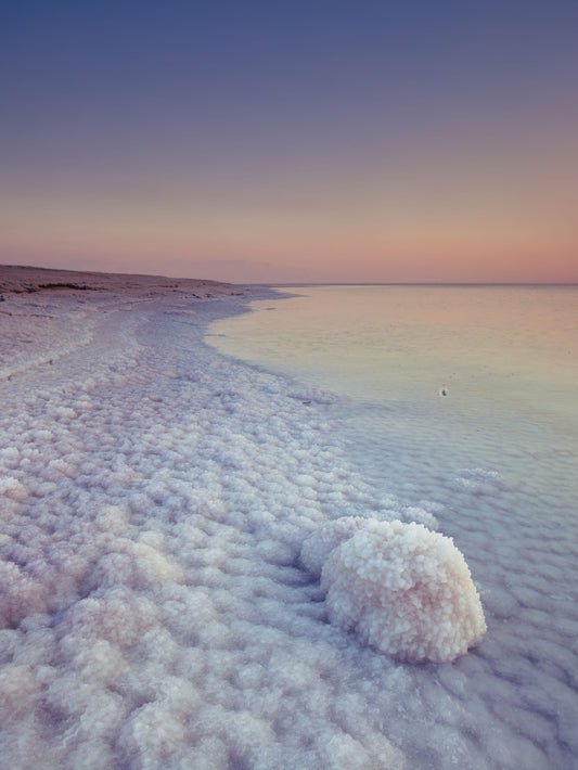 Ethereal Dead Sea Coastline Wall Mural